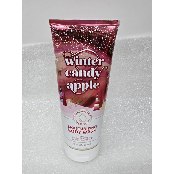 Bath & Body Works Winter Candy Apple Moisturizing Body Wash Shea & Cocoa Butter - Picture 1 of 1